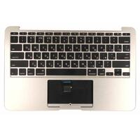 Купить Клавиатура для ноутбука Apple MacBook Air (A1370) 2011+ Black, (Silver TopCase), RU (горизонтальный энтер)